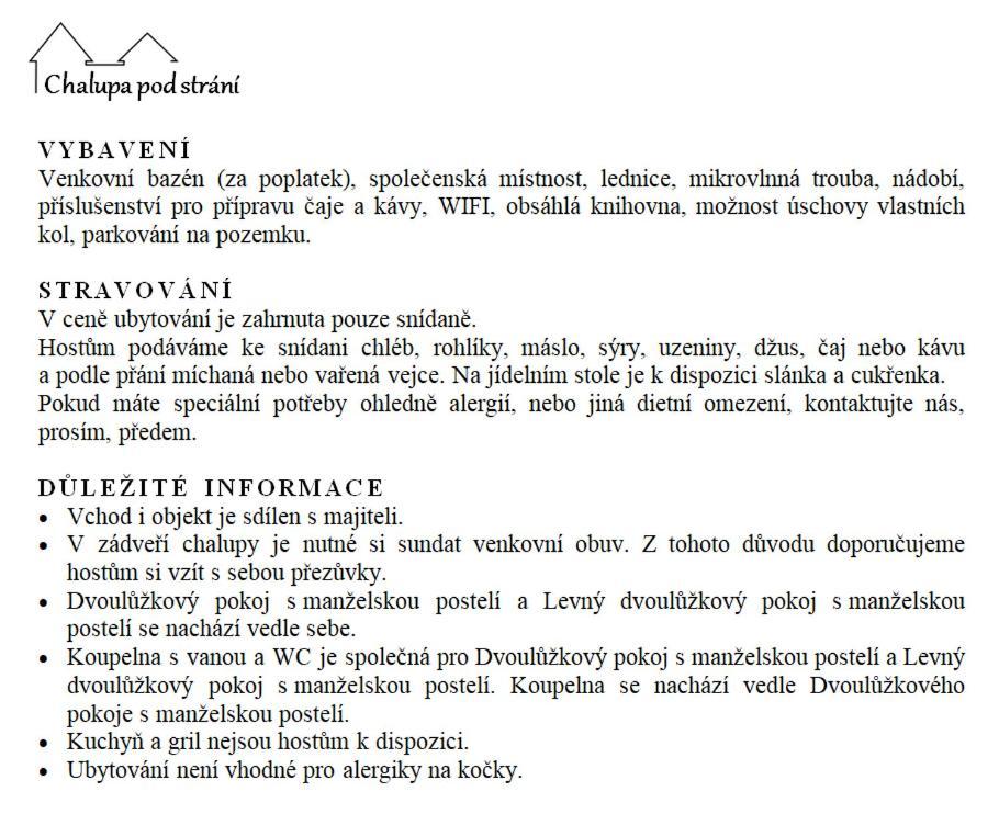 Chalupa Pod Strani Teleci Extérieur photo